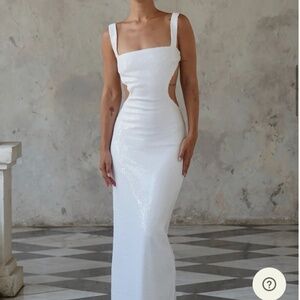 Meshki - Sequin Cut Out Maxi Dress (Adoria)